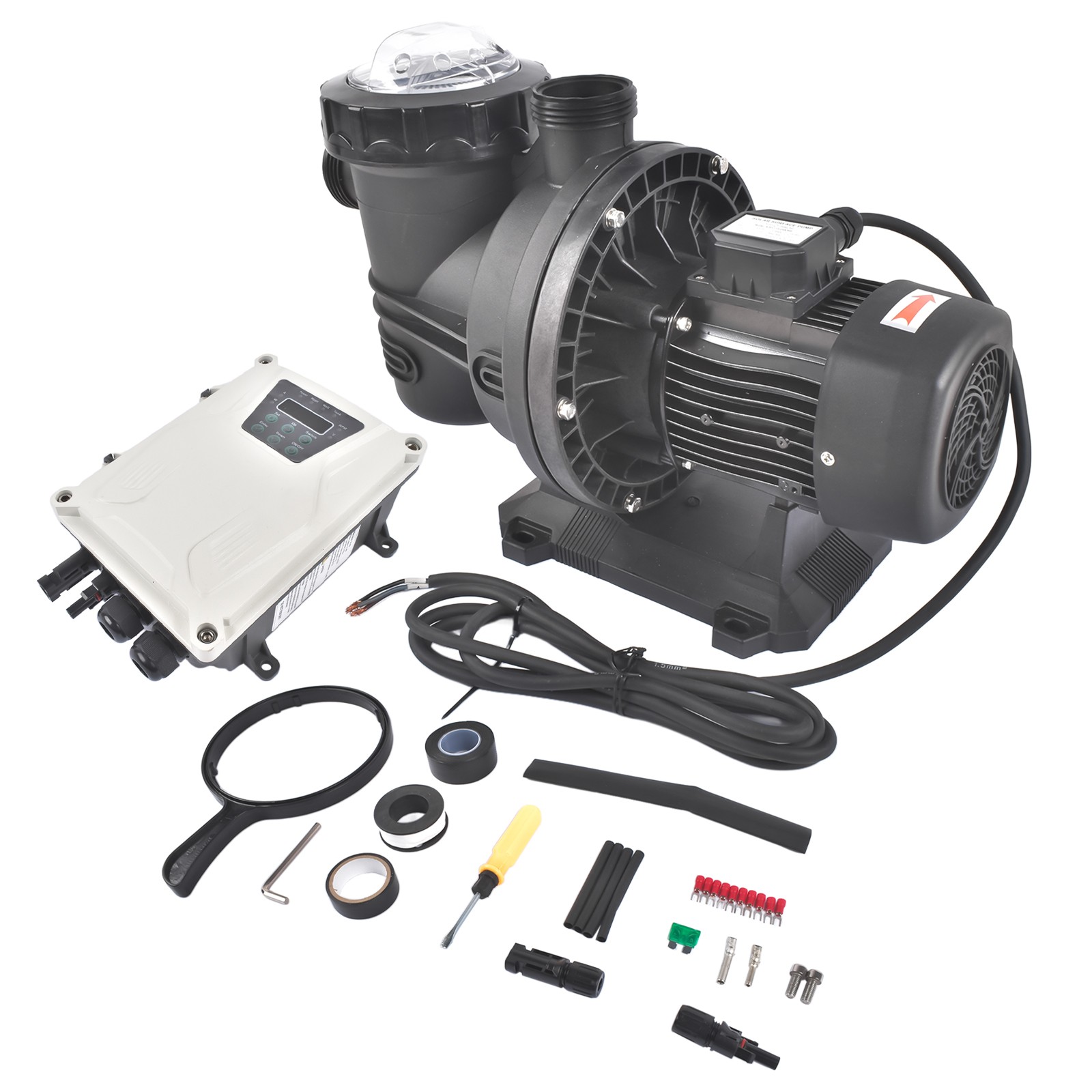 Solar Pool Pump 48V Dc - AP02 500W Güneş Enerjili Pompa Kiti,