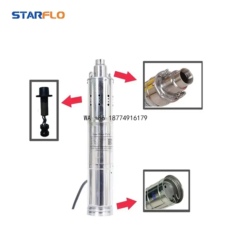 Solar Irrigation Pump 12V - wmwmnu 12V/18V Güneş Enerjili, Fırçasız DC,