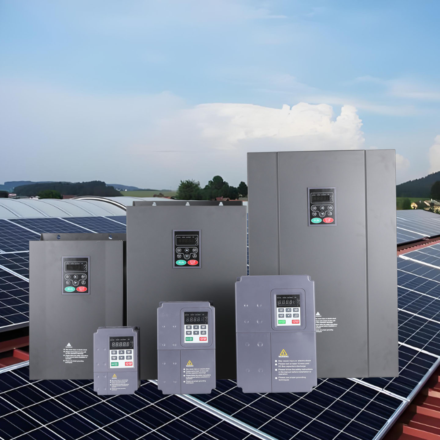 Solar Pump Inverter 5.5Kw Three Phase - 15KW Üç Fazlı VFD Değişken Frekanslı