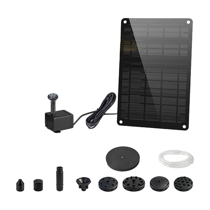 Solar Powered Water Pump Kit Complete - AB11-Güneş Paneliyle Çalışan 9W Bahçe Havuzu