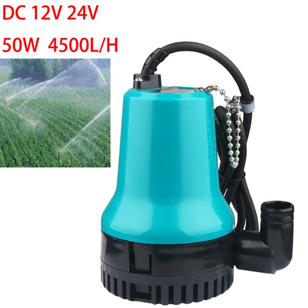 Solar Irrigation Pump 12V - Mini 4500L/H DC 12V/24V Güneş Enerjili