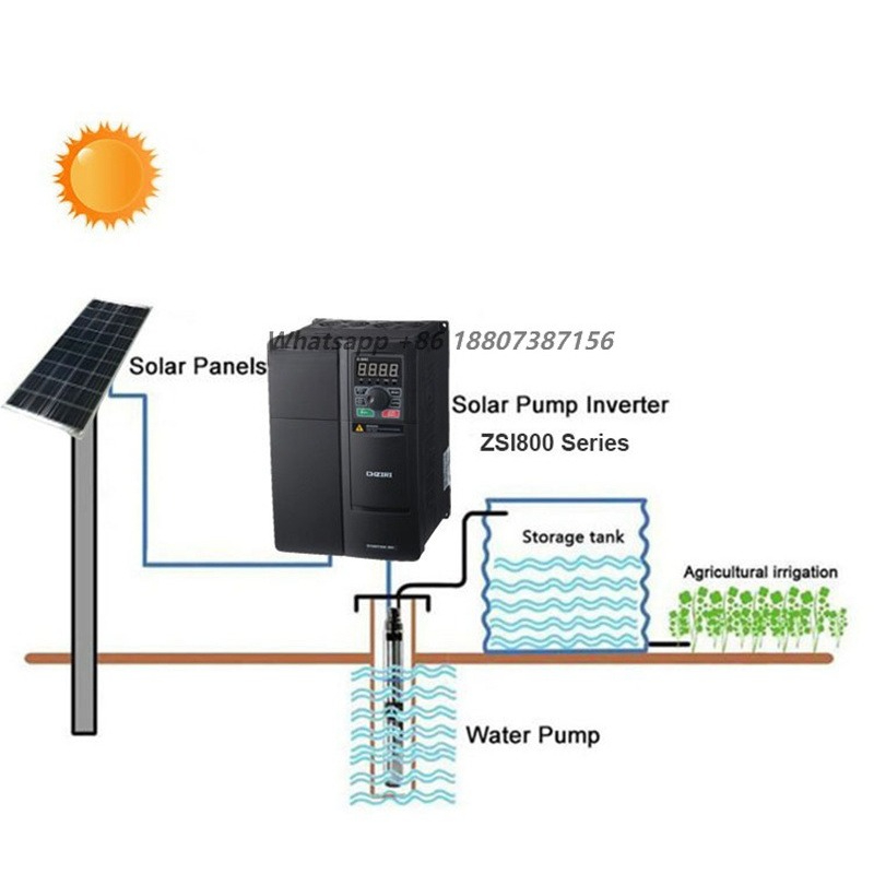 Solar Pump Inverter 5.5Kw Three Phase - 5.5kw Pompa Sistemi İnvertörü Üç Fazlı