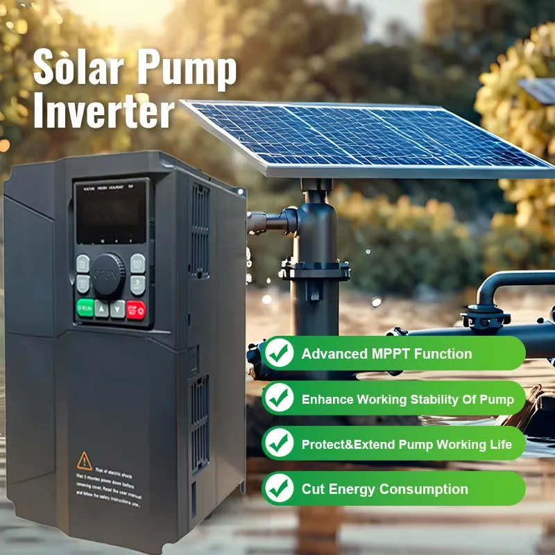 Solar Pump Inverter 5.5Kw Three Phase - VFD 2.2KW 5.5KW 220V 380V Güneş