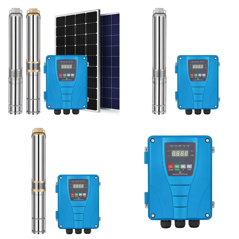 Solar Water Pump 1Hp Dc - 4 İnç 1HP 72V Büyük Debili
