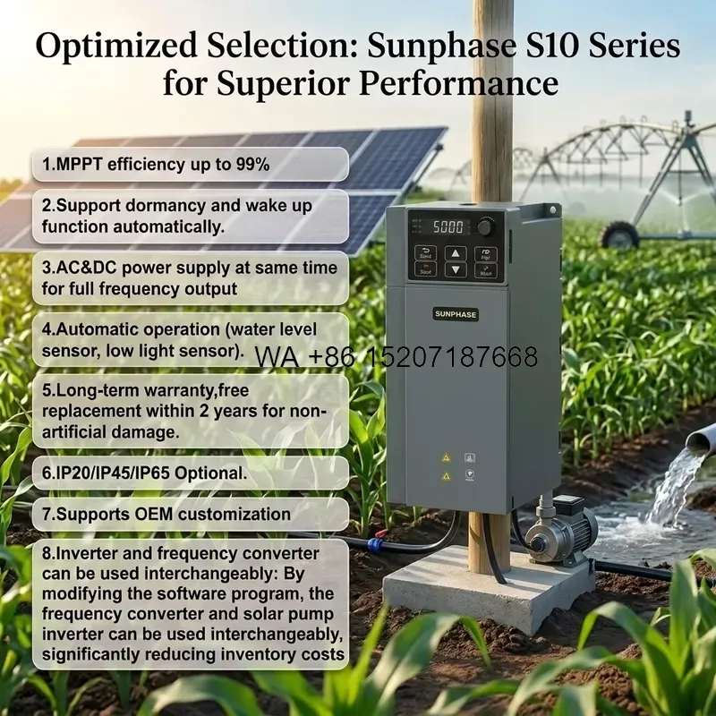 Sunphase 2.2kW Yüksek Verimli  - Solar Pump Inverter 2.2Kw incelemesi ve fiyatı