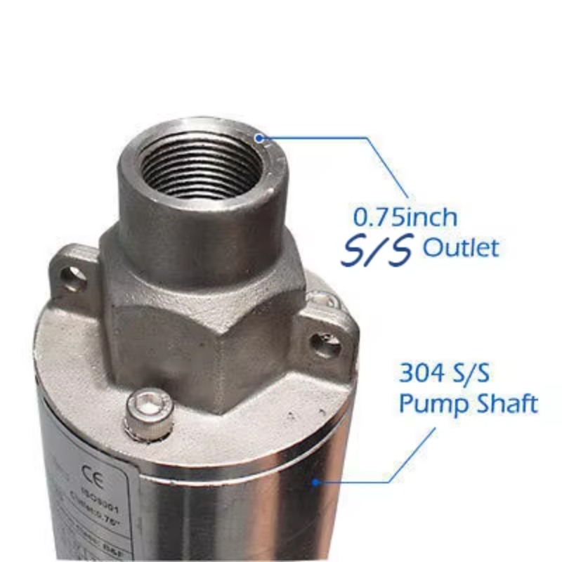 DC Yüksek Basınçlı 48V 120m De - Solar Water Pump 48V Submersible incelemesi ve fiyatı