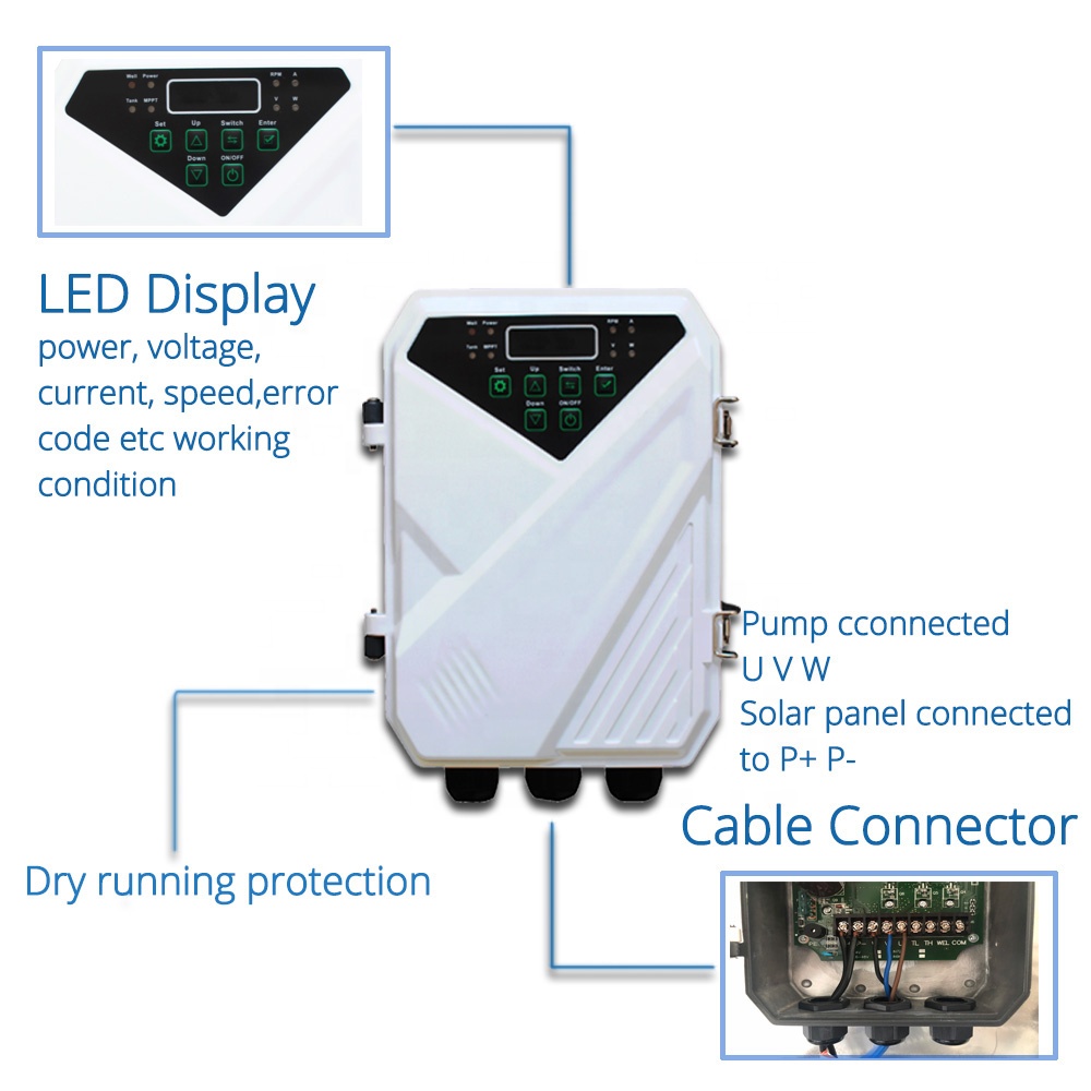 DC Yüksek Basınçlı 48V 120m De - Solar Water Pump 48V Submersible incelemesi ve fiyatı