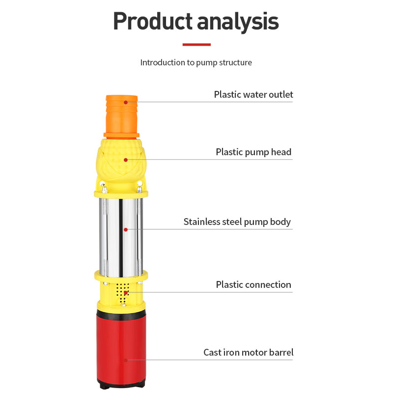 1, 1,5 ve 2 inç boyutlarında,  - Solar Water Pump 48V Submersible incelemesi ve fiyatı