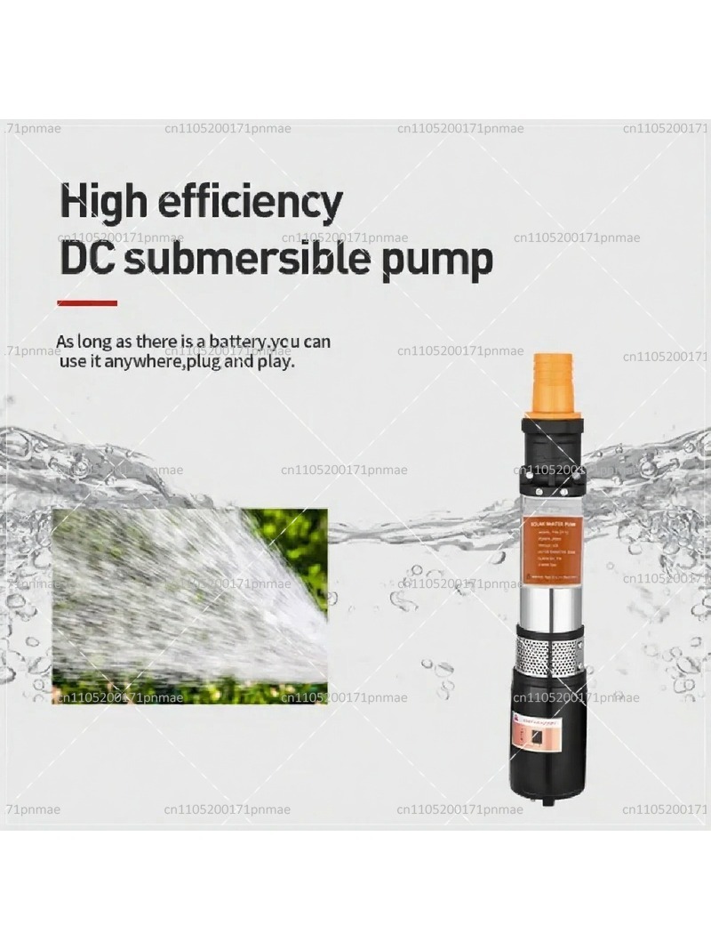 12V 24V 48V Yüksek Basınçlı DC - Solar Water Pump 48V Submersible incelemesi ve fiyatı