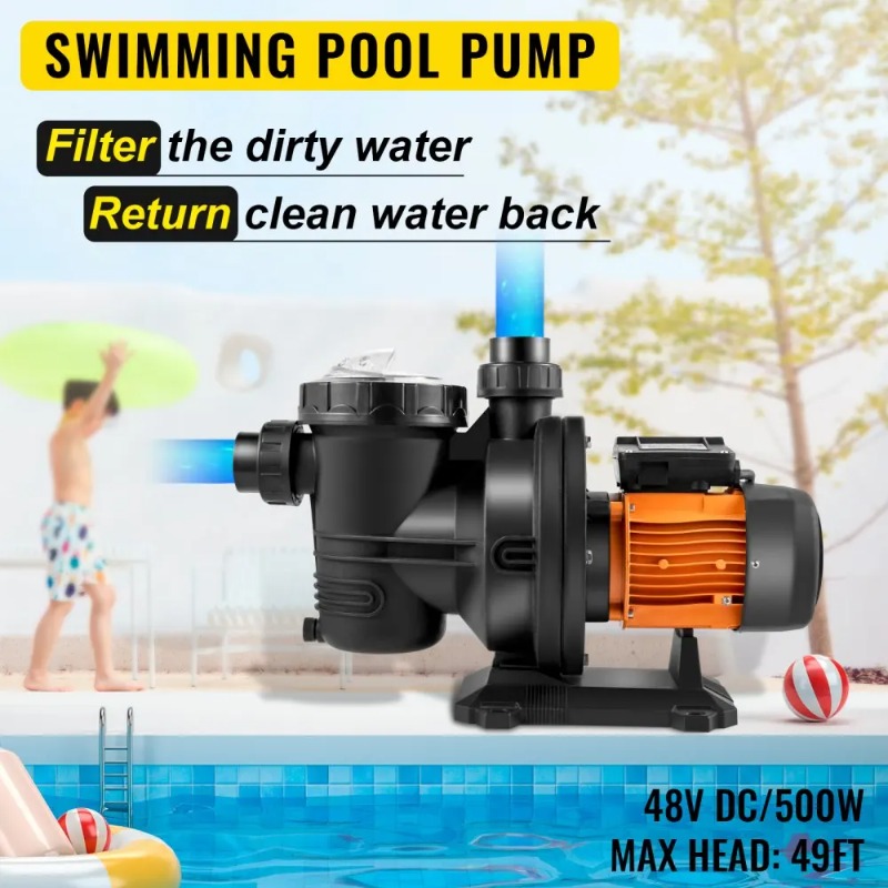Havuz Pompası Yüzme Havuzu Pom - Solar Pool Pump 48V Dc incelemesi ve fiyatı