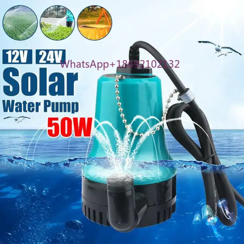 50W 4500L/H 5m DC 12V/24V Güne - Solar Irrigation Pump 12V incelemesi ve fiyatı