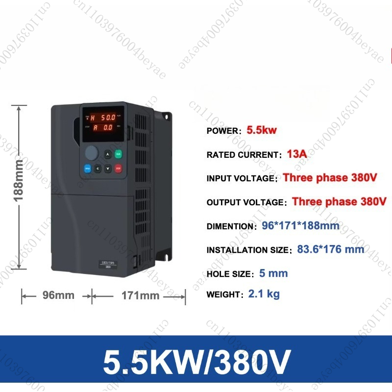 Üç Fazlı 380V Girişli Güneş En - Solar Pump Inverter 5.5Kw Three Phase incelemesi ve fiyatı