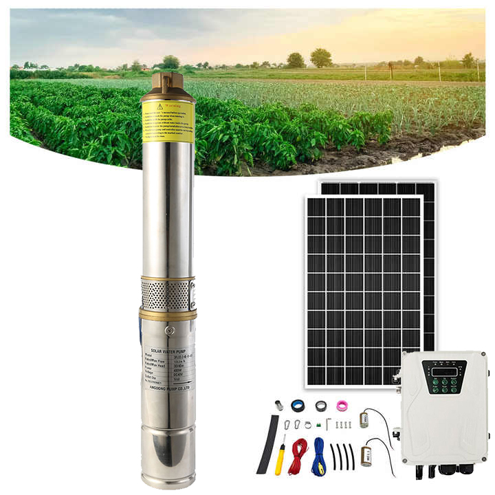 48V DC Güneş Enerjili Dalgıç S - Solar Powered Water Pump Kit Complete incelemesi ve fiyatı