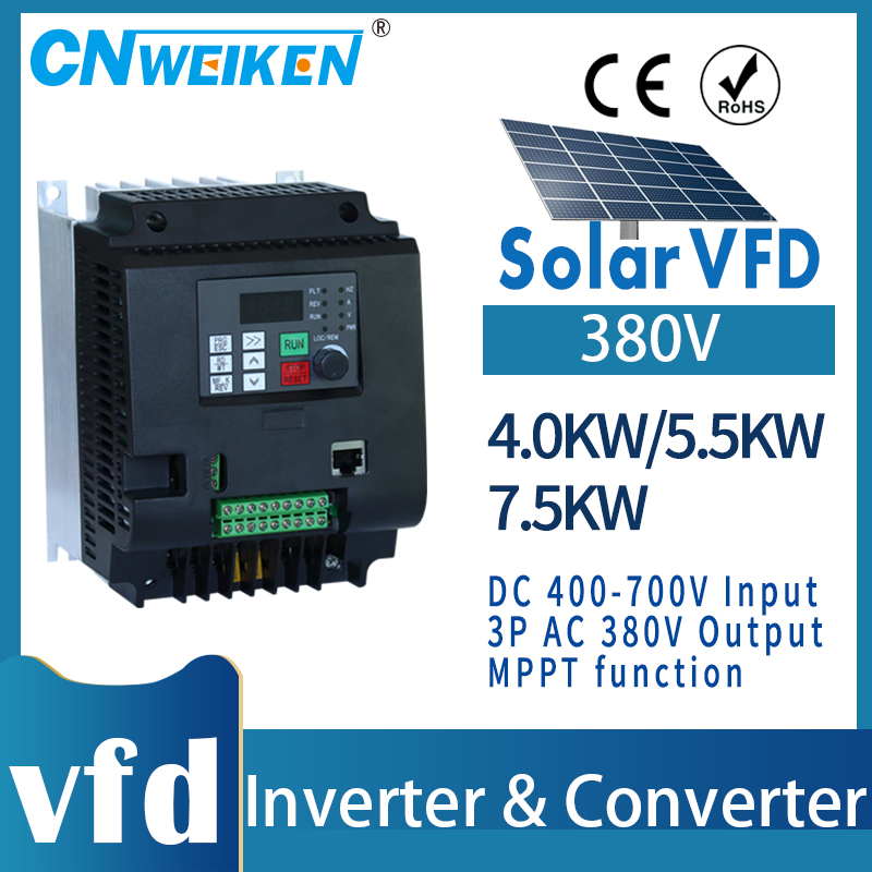 VFD 7,5 kW 10 HP Yeni Güneş En - Solar Pump Inverter 2.2Kw incelemesi ve fiyatı