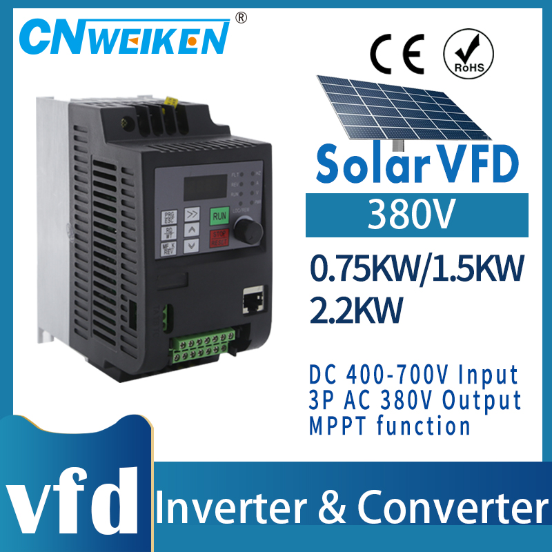 VFD 7,5 kW 10 HP Yeni Güneş En - Solar Pump Inverter 2.2Kw incelemesi ve fiyatı